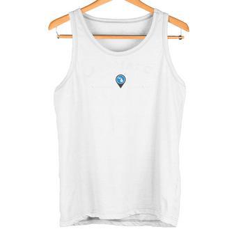 Kalamazoo Michigan グラフィックマップ T タンクトップ - Kawaiitshirt