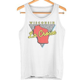 La Crosse ウィスコンシン ヴィンテージ Wi レトロ トライアングル タンクトップ - Kawaiitshirt