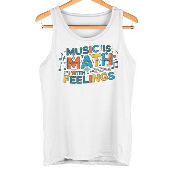 La Música Es Matemática Conentimientos Profesor De Música Matemáticas Camiseta sin mangas - Regaloses