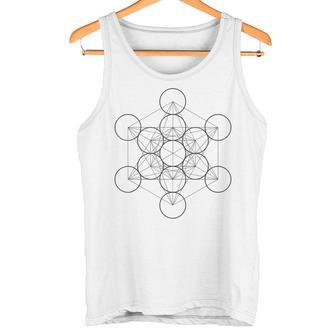Metatrón Cuboagrado Geometría Flor De Laidaímbolo Camiseta sin mangas - Regaloses