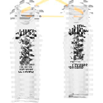 Old Hippies Don't Die They Turn Into Crazy Grandpas タンクトップ - Kawaiitshirt