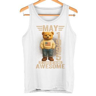 On Back 31歳 1995年5月 テディベア 31歳の誕生日 タンクトップ - Kawaiitshirt