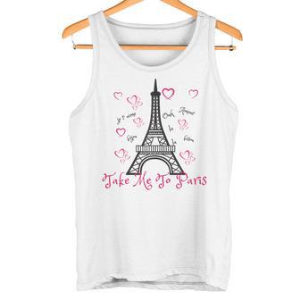 Paris Torre Eiffel Take Me To Paris Canotta - Novitaregali