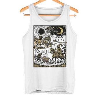 Peasant By Day Knight By Night ルネッサンスフェア ファニー カエル タンクトップ - Kawaiitshirt