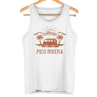 Pico Rivera Ca カリフォルニア レトロ ビンテージ サーフィン ビーチ 長袖tシャツ タンクトップ - Kawaiitshirt