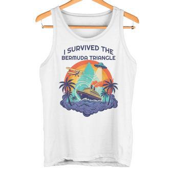 Recuerdo Divertido Del Crucero Del Triángulo De Las Bermudas Camiseta sin mangas - Regaloses