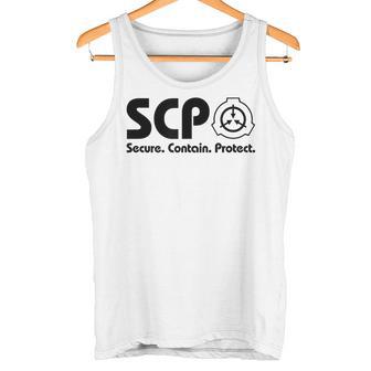ScpecureContainProtect-Cp Foundation タンクトップ - Kawaiitshirt