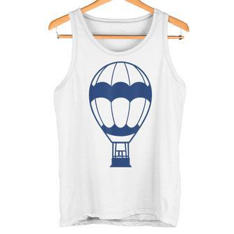 Simple Hot Air Balloon 熱気球 面白い シンプル ミニマリスト 気球 熱気球 タンクトップ - Kawaiitshirt
