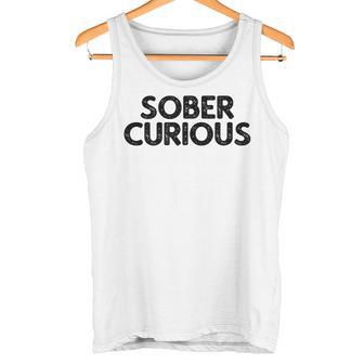 Sober Curious Lifestyle タンクトップ - Kawaiitshirt
