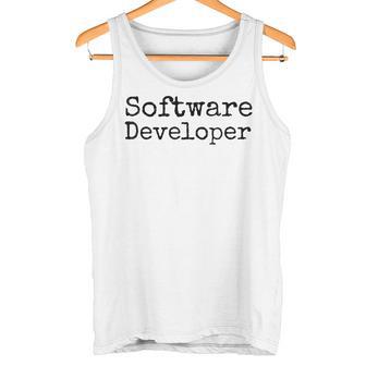 Software Developer タンクトップ - Kawaiitshirt