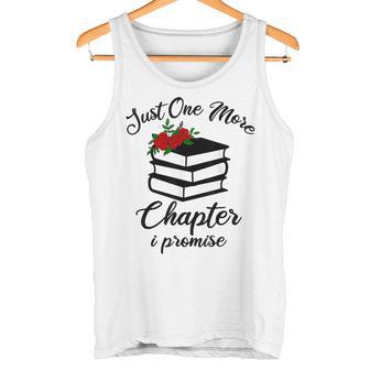 Solo Un Capítulo Más Lector Divertido Para Amantes De La Lectura Camiseta sin mangas - Regaloses