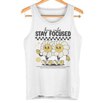 Stay Calmtay Focused Ispirazione E Positività Canotta - Novitaregali