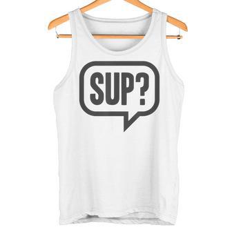 Sup どうしたの？ワザップワサップ What's Up タンクトップ - Kawaiitshirt