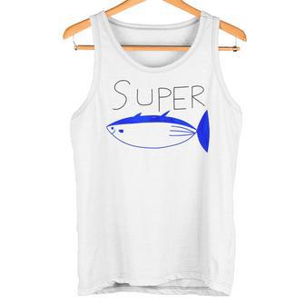 Super Tuna Tuna Fish タンクトップ - Kawaiitshirt