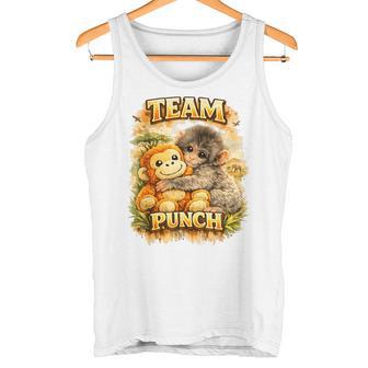 Team Punch Peluche De Mono Para Abrazar Diseño Deafari Camiseta sin mangas - Regaloses