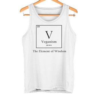 Vegan The Element Of Power- Periodic Table タンクトップ - Kawaiitshirt