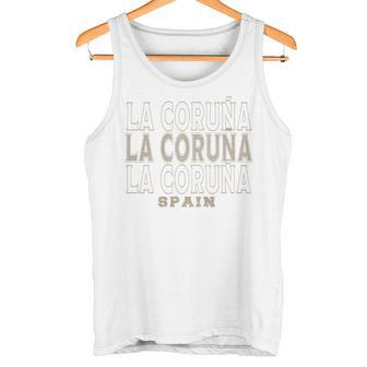 Vintage La Coruña España Camiseta sin mangas - Regaloses
