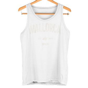 Vintage Mallorca Island Españaacaciones Deerano Playa Mallorca Camiseta sin mangas - Regaloses