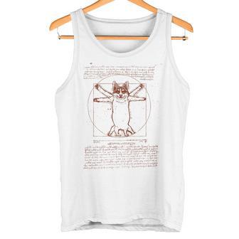 Vitruvian Corgi タンクトップ - Kawaiitshirt