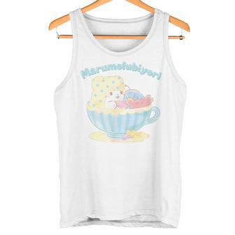 まるもふびより ティーカップ タンクトップ - Kawaiitshirt
