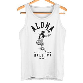 アロハ フラクラブ ハレイワ ハワイ 長袖tシャツ タンクトップ - Kawaiitshirt