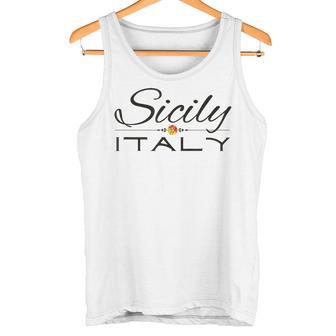 イタリア シチリア島 レモン お土産シチリア島 タンクトップ - Kawaiitshirt