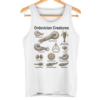オルドビス紀の生き物 古生物学 古代海洋生物 タンクトップ - Kawaiitshirt