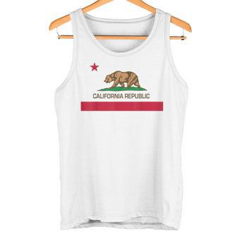 カリフォルニア州旗 タンクトップ - Kawaiitshirt