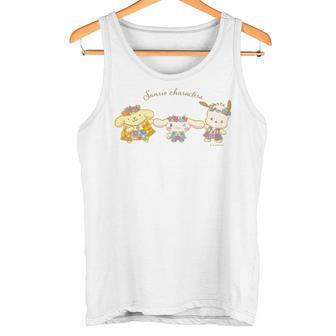 キッズ ポムポムプリン ポチャッコ シナモロール ポーズ タンクトップ - Kawaiitshirt