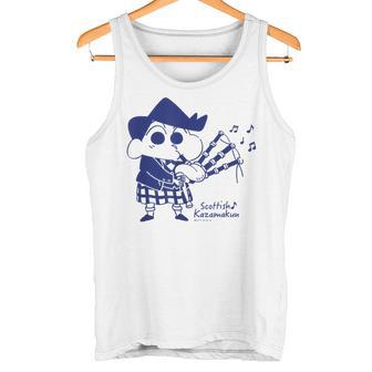 クレヨンしんちゃん スコティッシュ風間君 タンクトップ - Kawaiitshirt