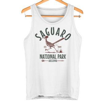 サグアロツーソン アリゾナ国立公園 ロードランナー お土産 長袖tシャツ タンクトップ - Kawaiitshirt