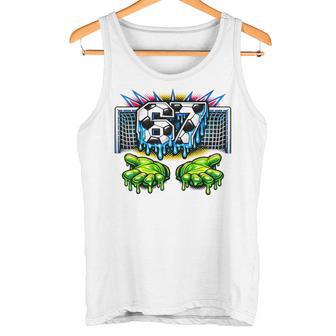 サッカー 67 シックスセブンファニージェンアルファミームドリップ タンクトップ - Kawaiitshirt