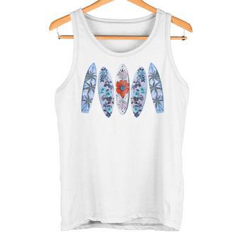 サーフィン サーフボード ヴィンテージ レトロ サーフボーダー ビーチ サーフィン タンクトップ - Kawaiitshirt