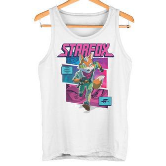 ザ・スーパーマリオギャラクシー・ムービーtarfox Fox Mccloud Action タンクトップ - Kawaiitshirt