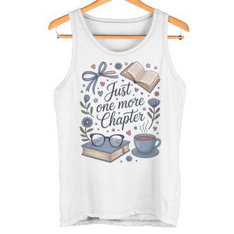 ジャスト・ワン・モア・チャプター・ブック・ラヴァー・リーディング 長袖tシャツ タンクトップ - Kawaiitshirt