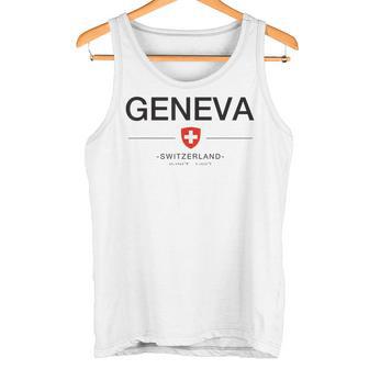 ジュネーブ スイス 首都 スイス ジュネーブ スイス タンクトップ - Kawaiitshirt