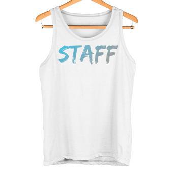 スタッフバックプリントデザインtシャツ イベントスタッフ用 タンクトップ - Kawaiitshirt