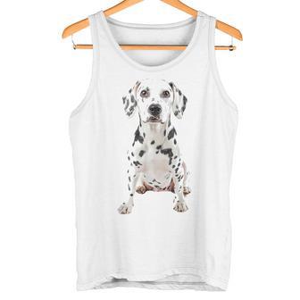ダルメシアン 犬 モチーフ ペット アート ダルメシアン タンクトップ - Kawaiitshirt