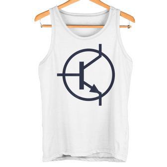 トランジスタ電子回路図記号 タンクトップ - Kawaiitshirt
