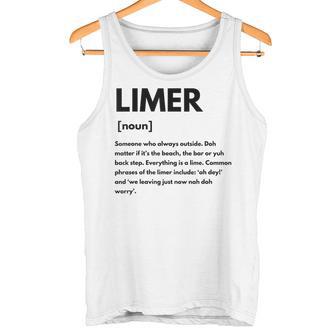 トリニダード・トバゴ Limer Definition Liming Lime タンクトップ - Kawaiitshirt