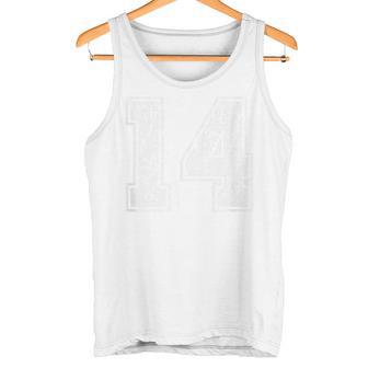 ナンバー14 ヴィンテージ フォーティーン スポーツデザイン タンクトップ - Kawaiitshirt