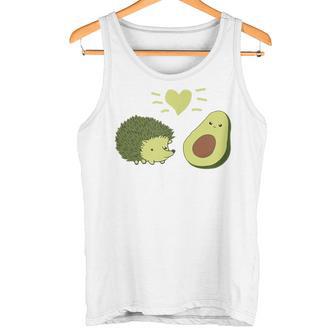 ハリネズミ アボカド ラブ タンクトップ - Kawaiitshirt