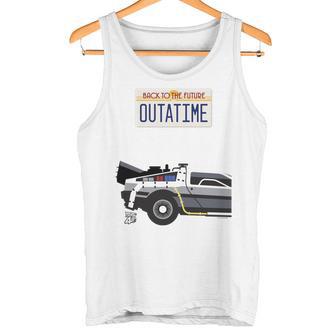 バック・トゥ・ザ・フューチャー Outatime ナンバープレート 長袖tシャツ タンクトップ - Kawaiitshirt