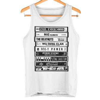 ヒップホップアーティストカセットtシャツ オールドスクールラップtシャツ タンクトップ - Kawaiitshirt