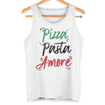 ピザ パスタ アモーレ イタリア製 タンクトップ - Kawaiitshirt