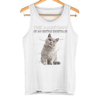 ブリティッシュショートヘアの猫t タンクトップ - Kawaiitshirt