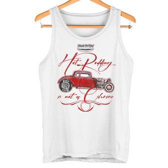ホットロッド ホットロッド ハイボーイ T-バケツ ロッカリー 1930年代 ピンストライプ タンクトップ - Kawaiitshirt