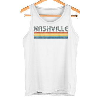 レトロ ナッシュビル Tnホームステート テネシー州 ヴィンテージ ナッシュビル タンクトップ - Kawaiitshirt