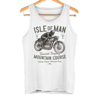 レトロ マン島 Tt レース ヴィンテージ レーシング バイクレース タンクトップ - Kawaiitshirt
