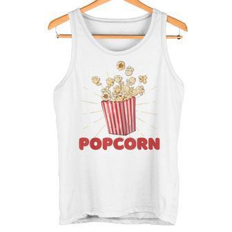 レトロポップコーン タンクトップ - Kawaiitshirt